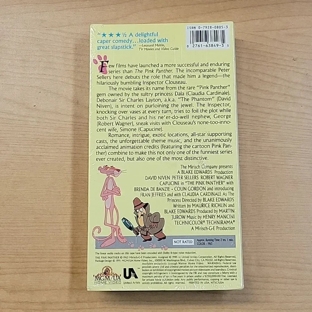 Pink‎ Panther 2 comics,vhs, dvd movies cookie cutter and hats